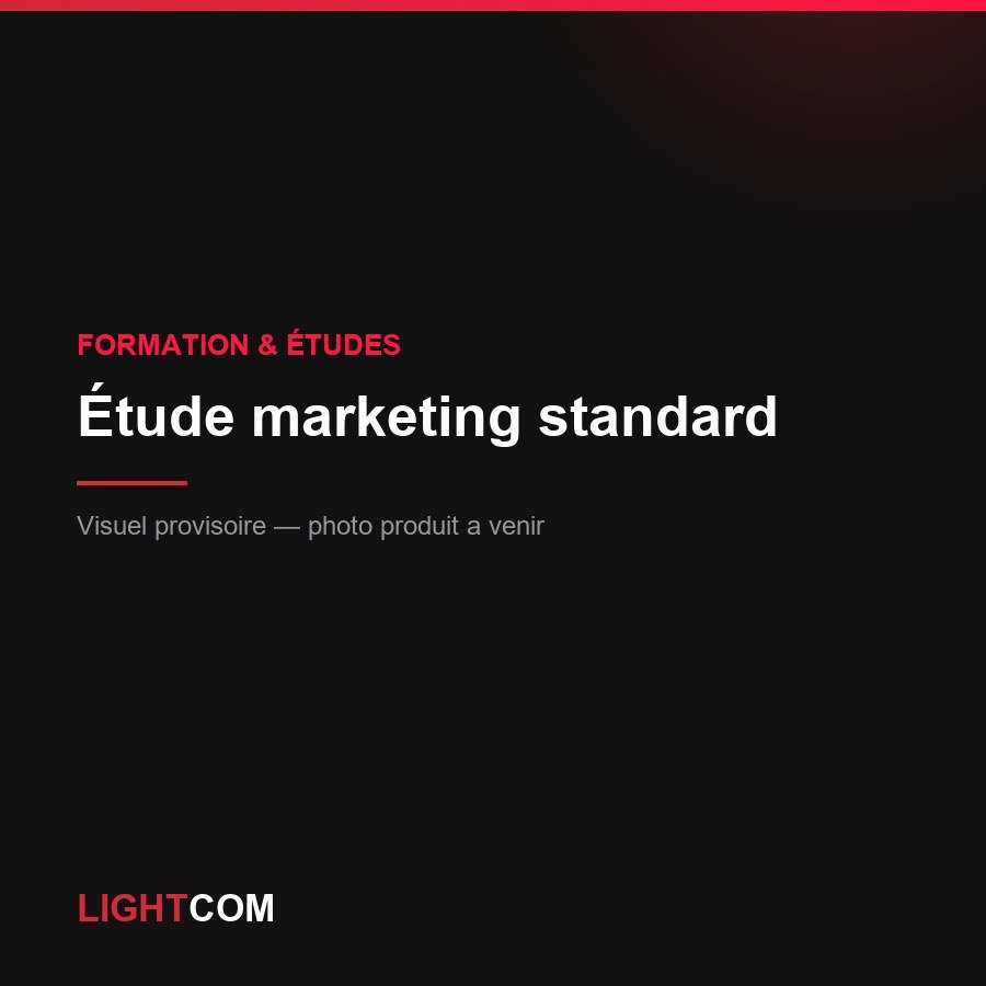 Étude marketing standard