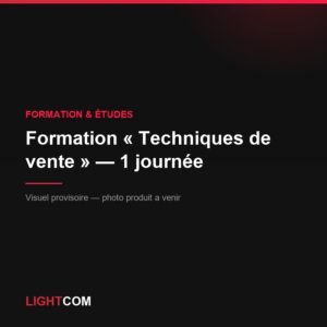 Formation « Techniques de vente » — 1 journée