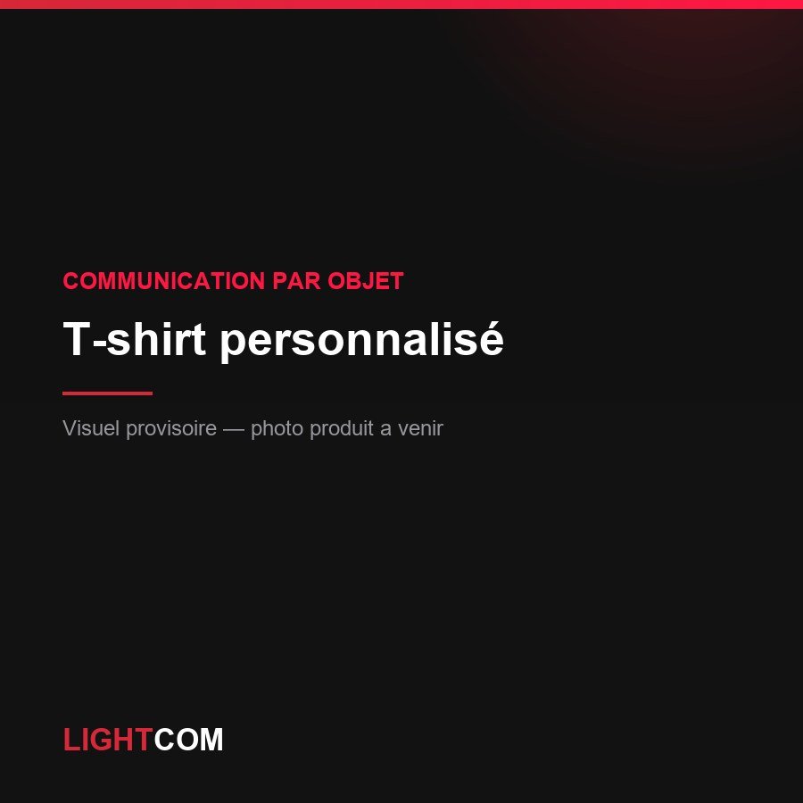 T-shirt personnalisé