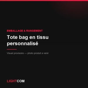 Tote bag en tissu personnalisé